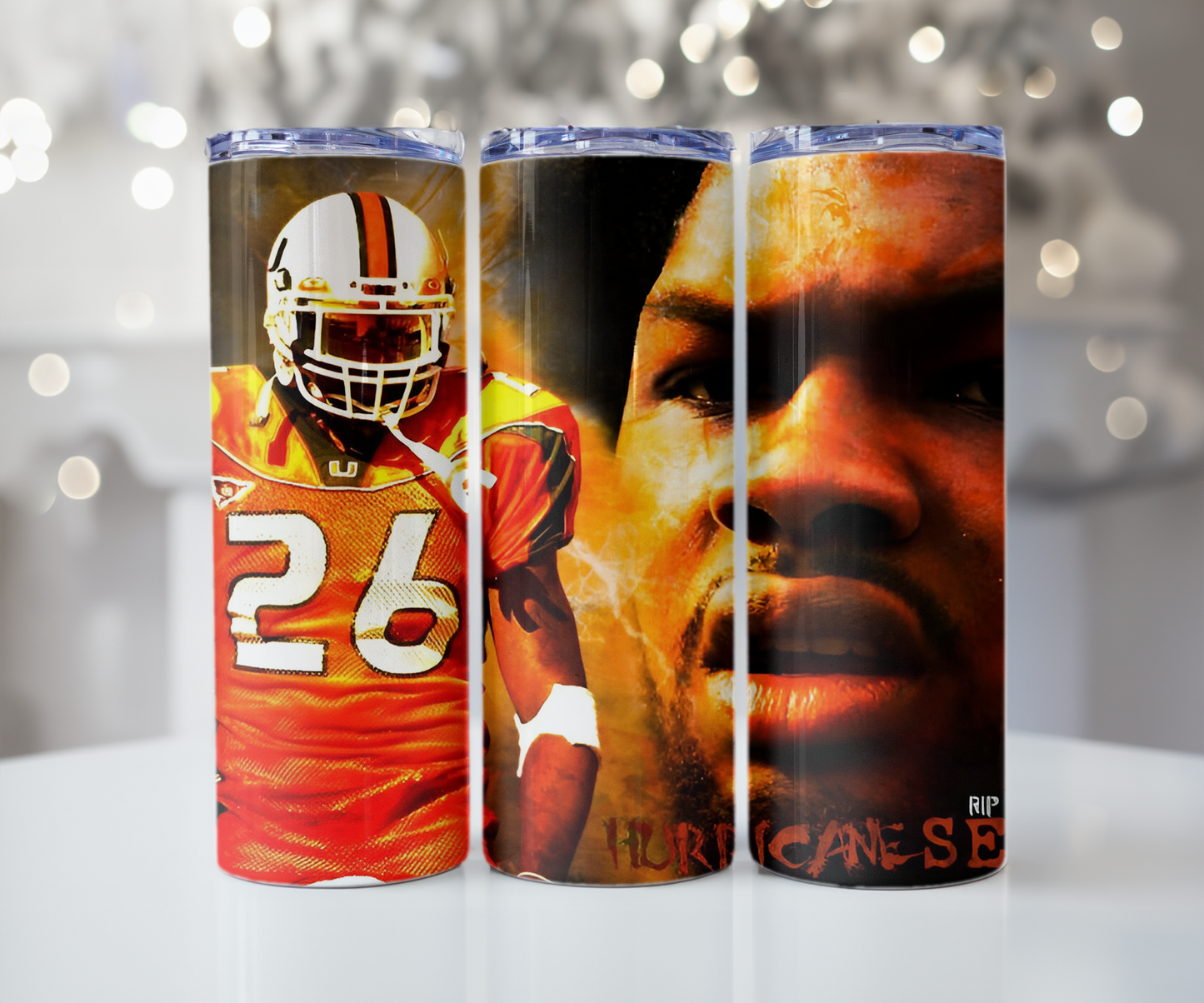 football 20oz tumbler