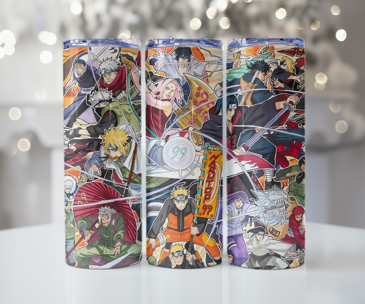 Naruto mix 20 oz tumbler